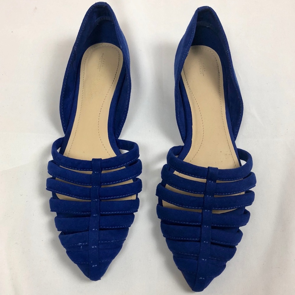Zara Electric Blue Flats